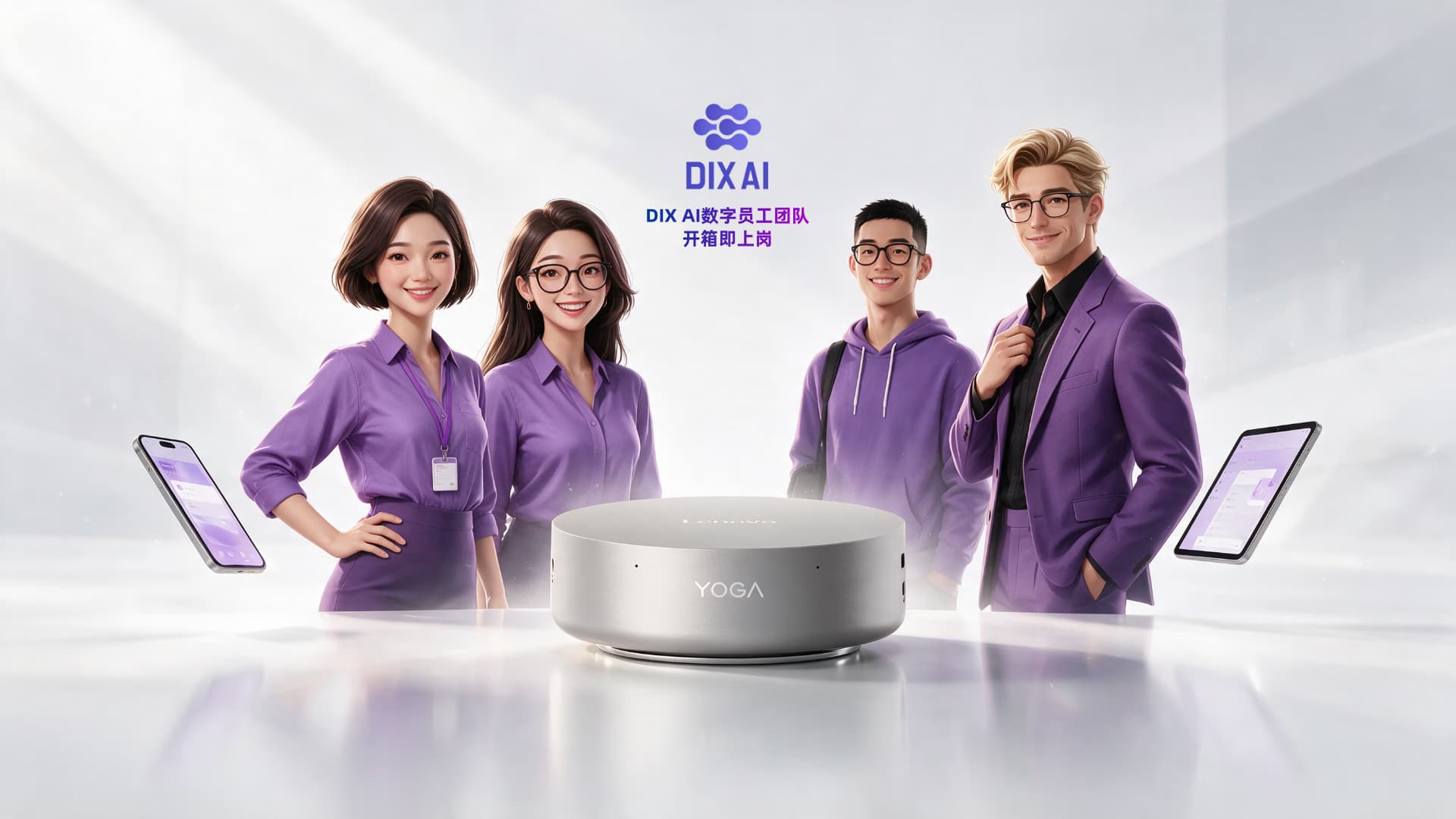 DIX AI 数字员工团队，开箱即上岗